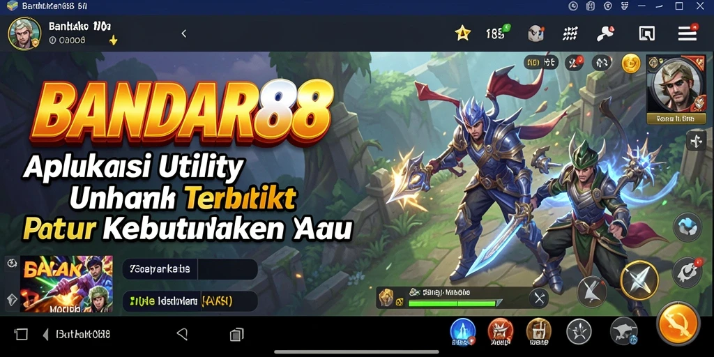 Tampilan antarmuka aplikasi BANDAR88 yang mudah digunakan.