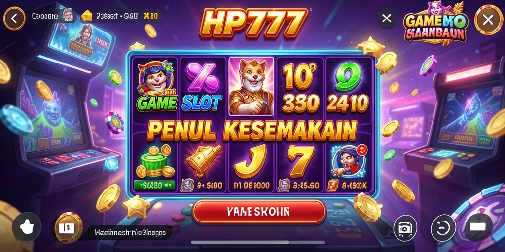 Tampilan menawan dari gameplay Slot HP777 yang mengasyikkan.