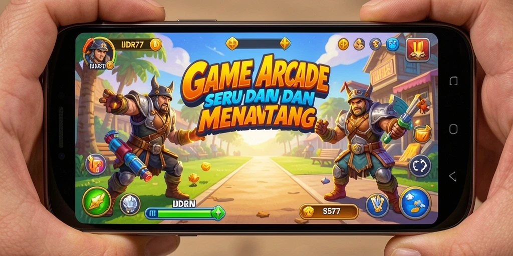 Screenshot gameplay yang menunjukkan aksi seru dalam IDR77.
