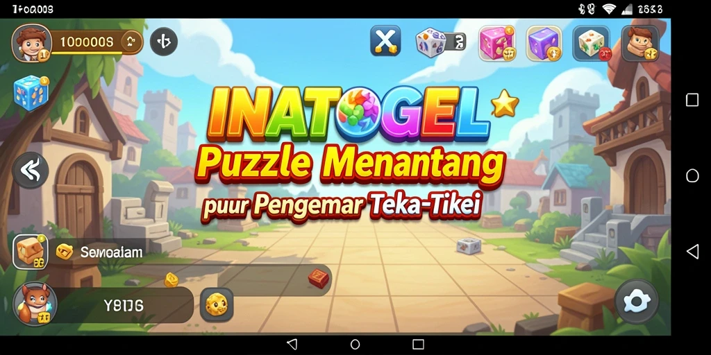 Tampilan gameplay INATOGEL yang seru dengan berbagai puzzle menantang.
