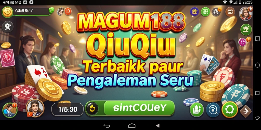 Tampilan gameplay seru dalam MAGNUM188 QiuQiu.