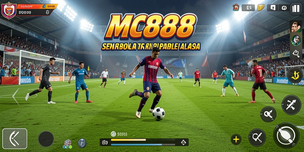 Tampilan bermain MC888 yang mendebarkan dengan aksi sepak bola seru.