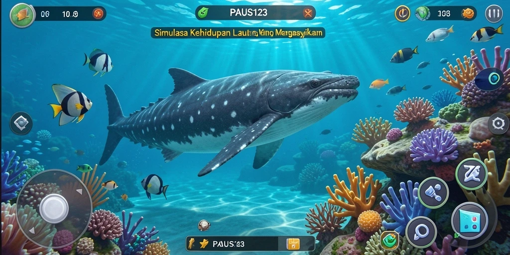 Gameplay PAUS123 yang menakjubkan dengan kehidupan laut yang beragam.