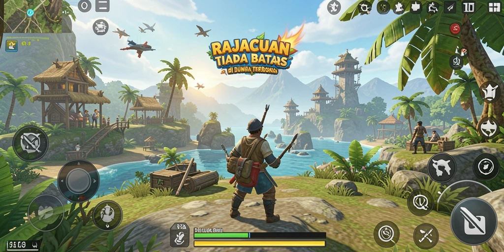 Tampilan gameplay seru dengan eksplorasi dunia terbuka.