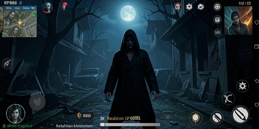 Menampilkan gameplay menakutkan yang penuh ketegangan di RP888.