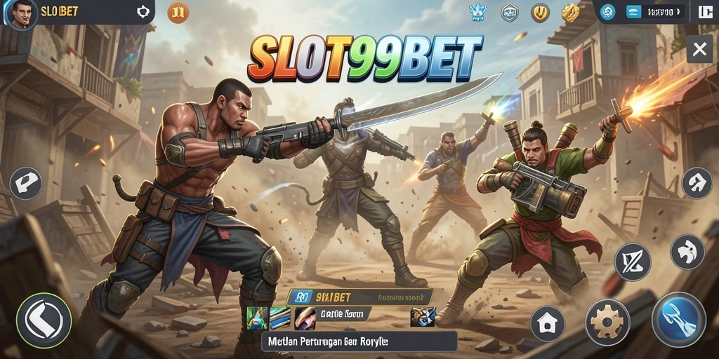 Gameplay SLOT99BET yang seru dan penuh aksi di medan tempur.