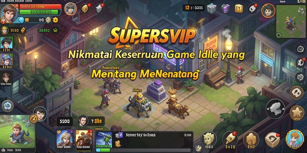 Tampilan gameplay menarik dari SUPERSVIP yang menyenangkan dan santai.