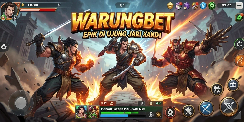 Tampilan gameplay WARUNGBET yang mendebarkan dan penuh aksi.
